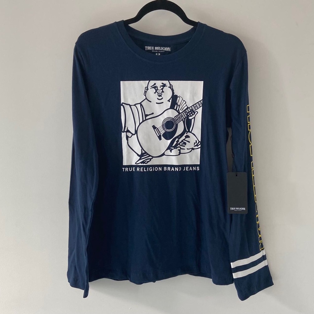 Boys’ True Religion Buddha Graphic Long Sleeve Tee Size XL / 18-20